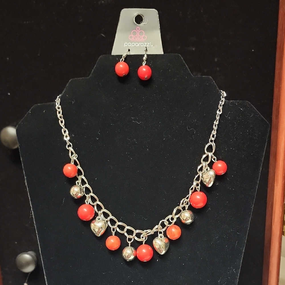 Paparazzi Necklace - Summer Fling - Red